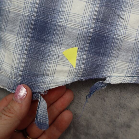 Buffalo Shirt Mens Large Blue by David Bitton Button Up Casual Rugby - Picture 8 of 16